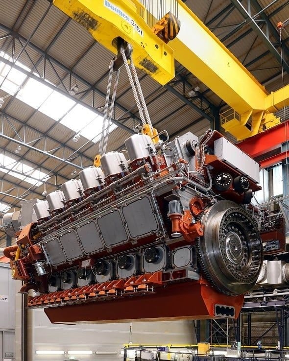 caterpillar m 46 df dual fuel marine engine