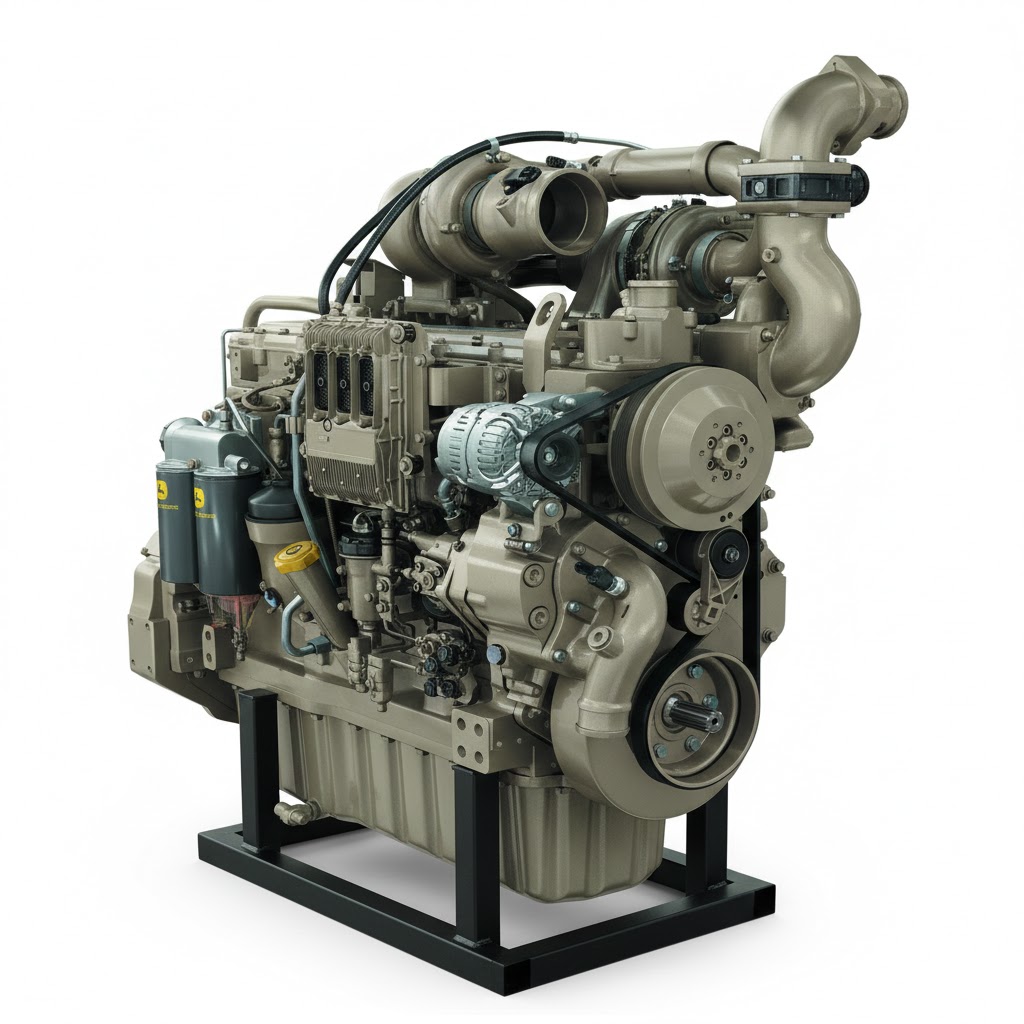 diesel tractor engine iron construction, grey polished finish | automatic technology, turbocharged torque output, power takeoff for auxiliary equipment diesel tractor engine iron construction, grey polished finish | automatic technology, turbocharged torque output, power takeoff for auxiliary equipment